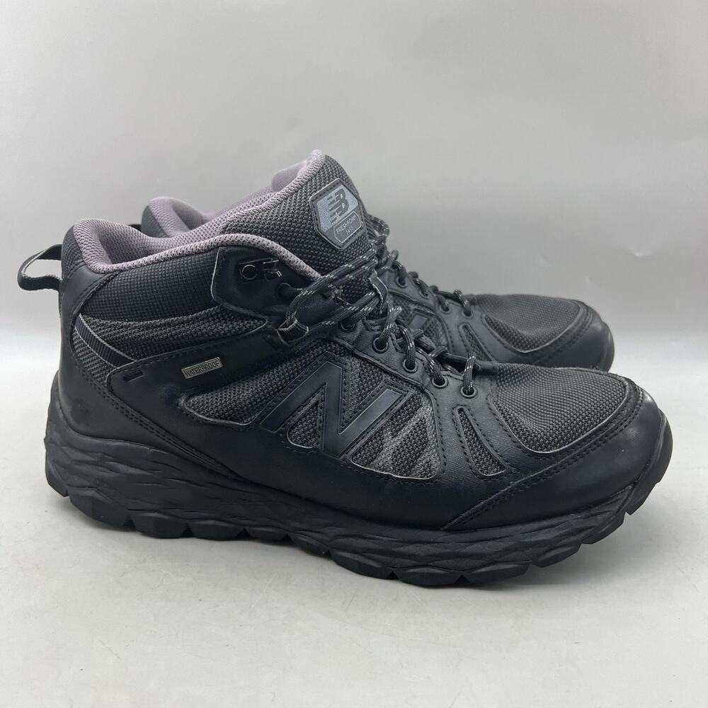 New Balance Fresh Foam 1450 Waterproof Boots Men Size 11 4E Black Hiking Shoes